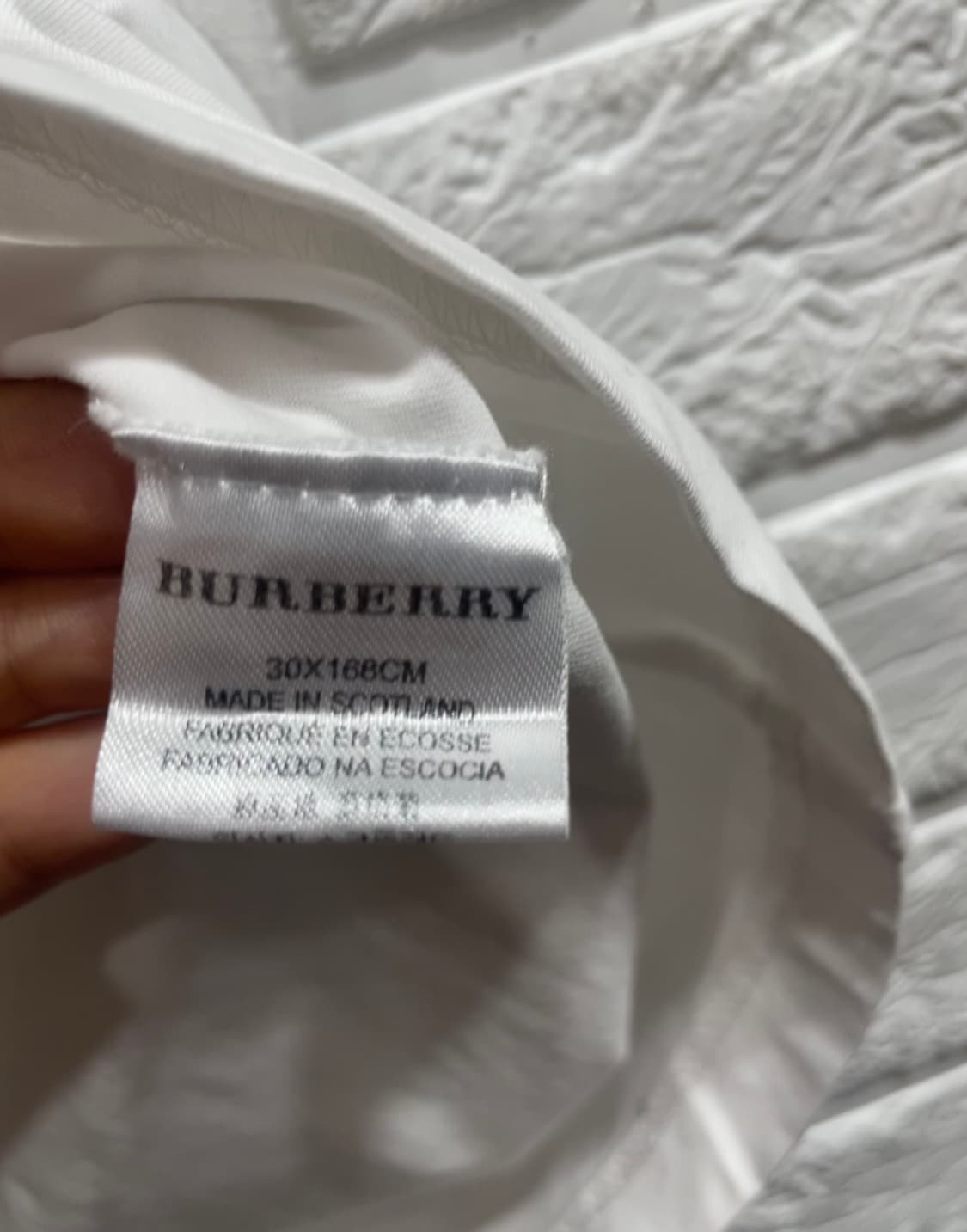 Burberry 버버리 체크카라 화이트 반팔 카라티 버버리 폴로티 상품이미지5