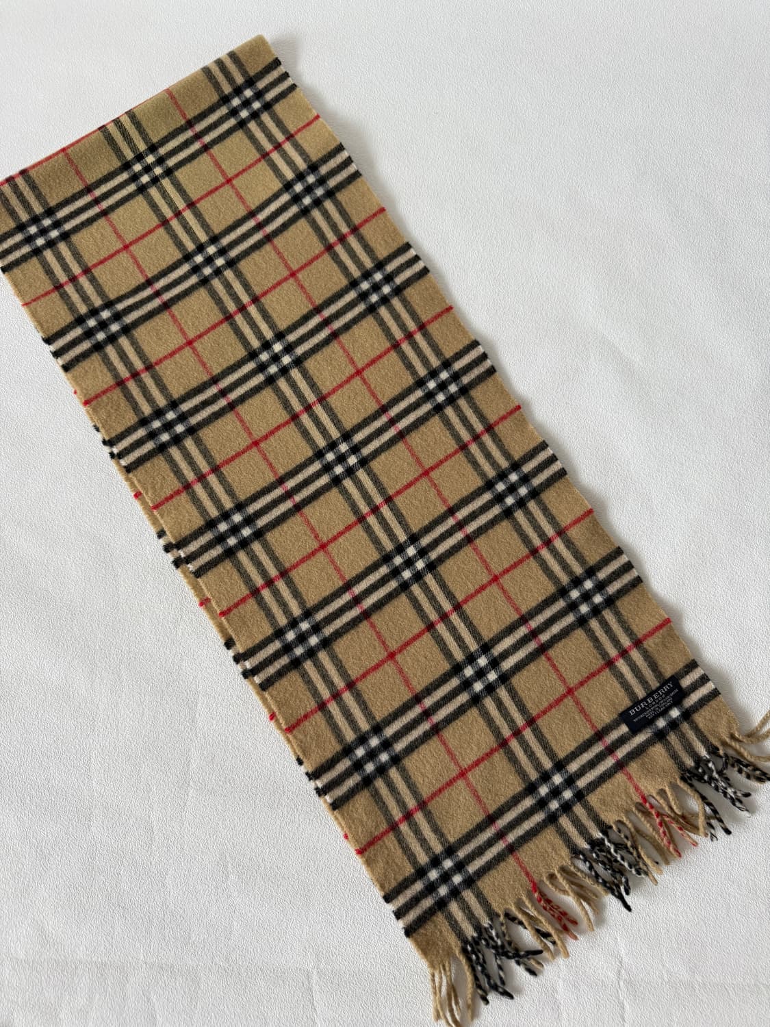 버버리(BURBERRY) 울&캐시미어 체크 머플러 상품이미지5