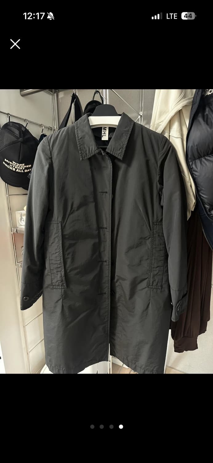 MHL 블랙 코트 (탈부착 패딩 내장) 상품이미지2