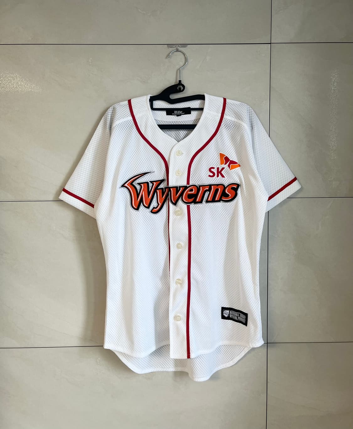 SK와이번스 (현)쓱랜더스 김광현 마킹 유니폼 (95 size)  상품이미지4