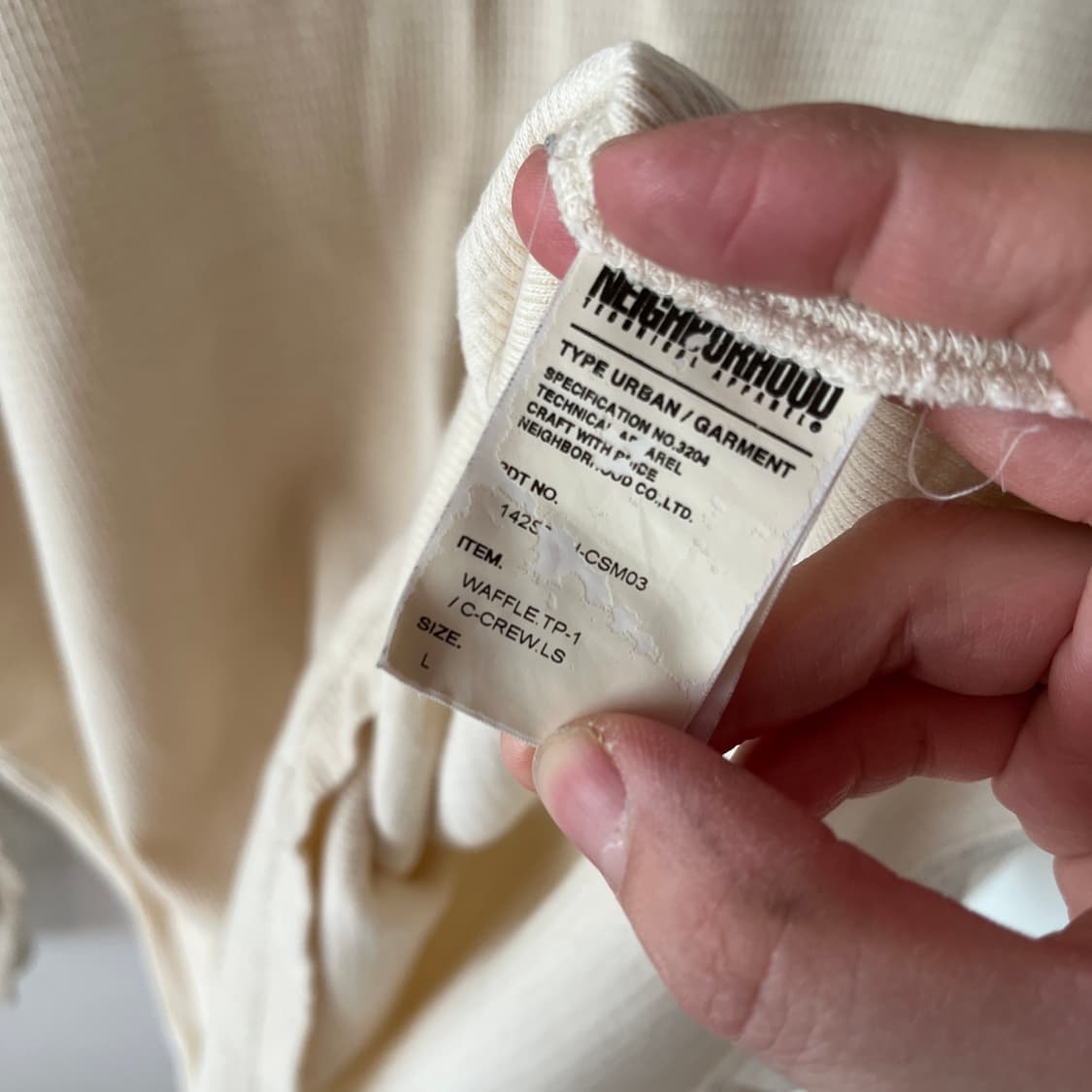 네이버후드 14fw 와플티 상품이미지3