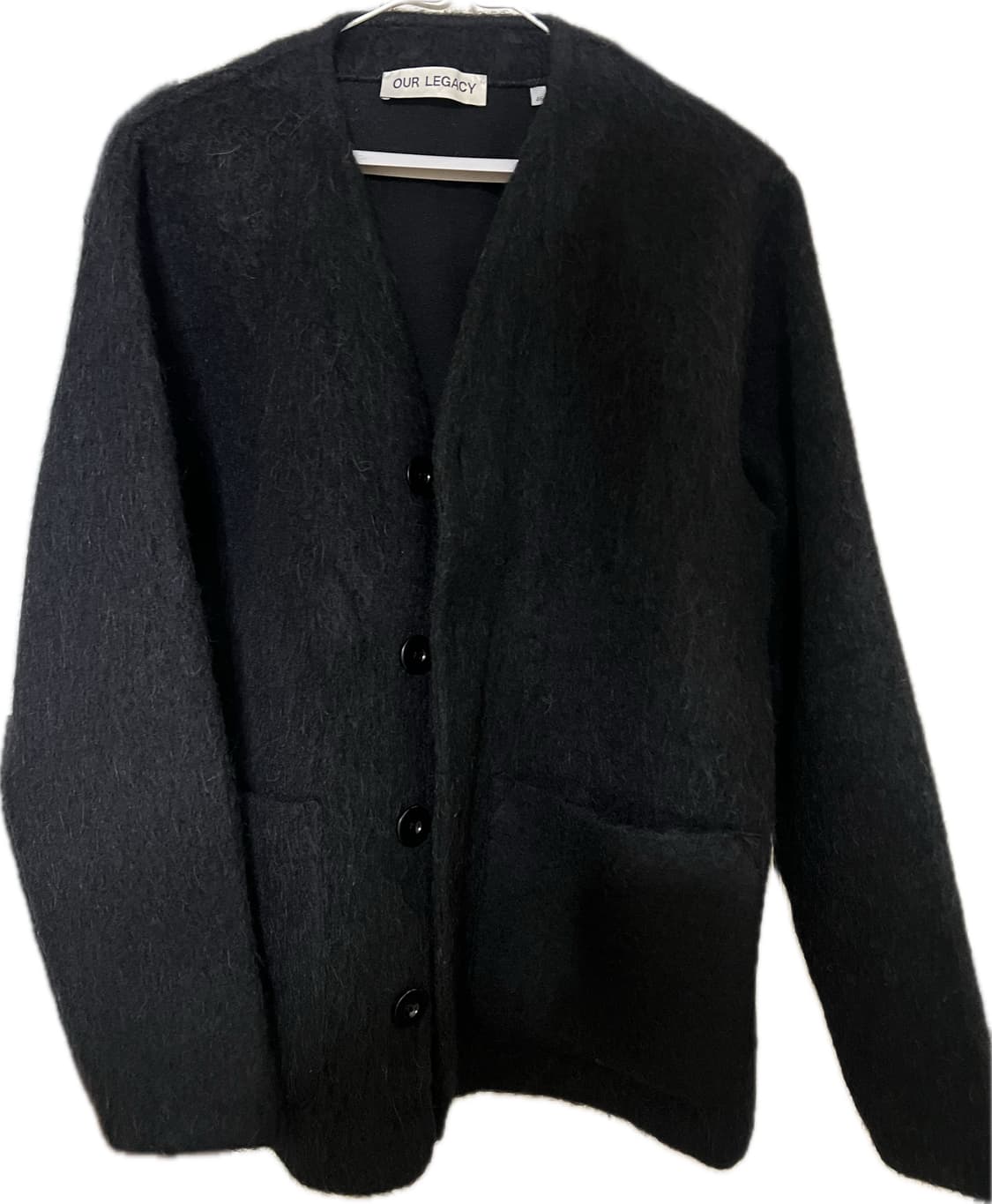 아워레가시 가디건 모헤어 블랙 46 상품이미지3