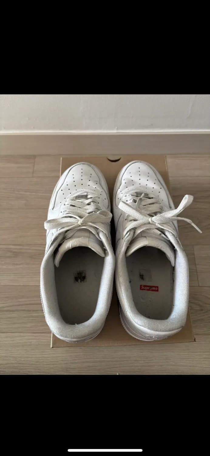 나이키 슈프림 에어포스 화이트 (275) 상품이미지2