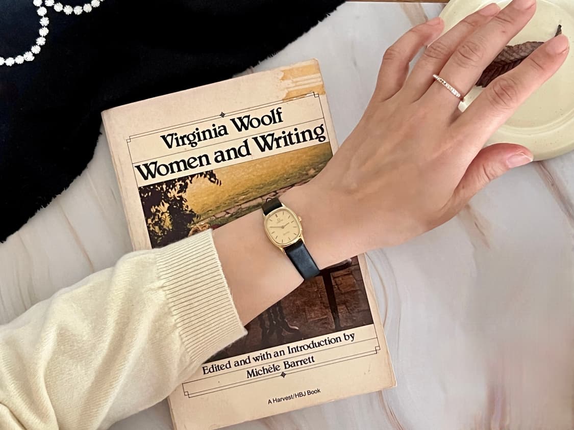 OMEGA 오메가 드빌 골드 케이스 쿼츠 시계  상품이미지10