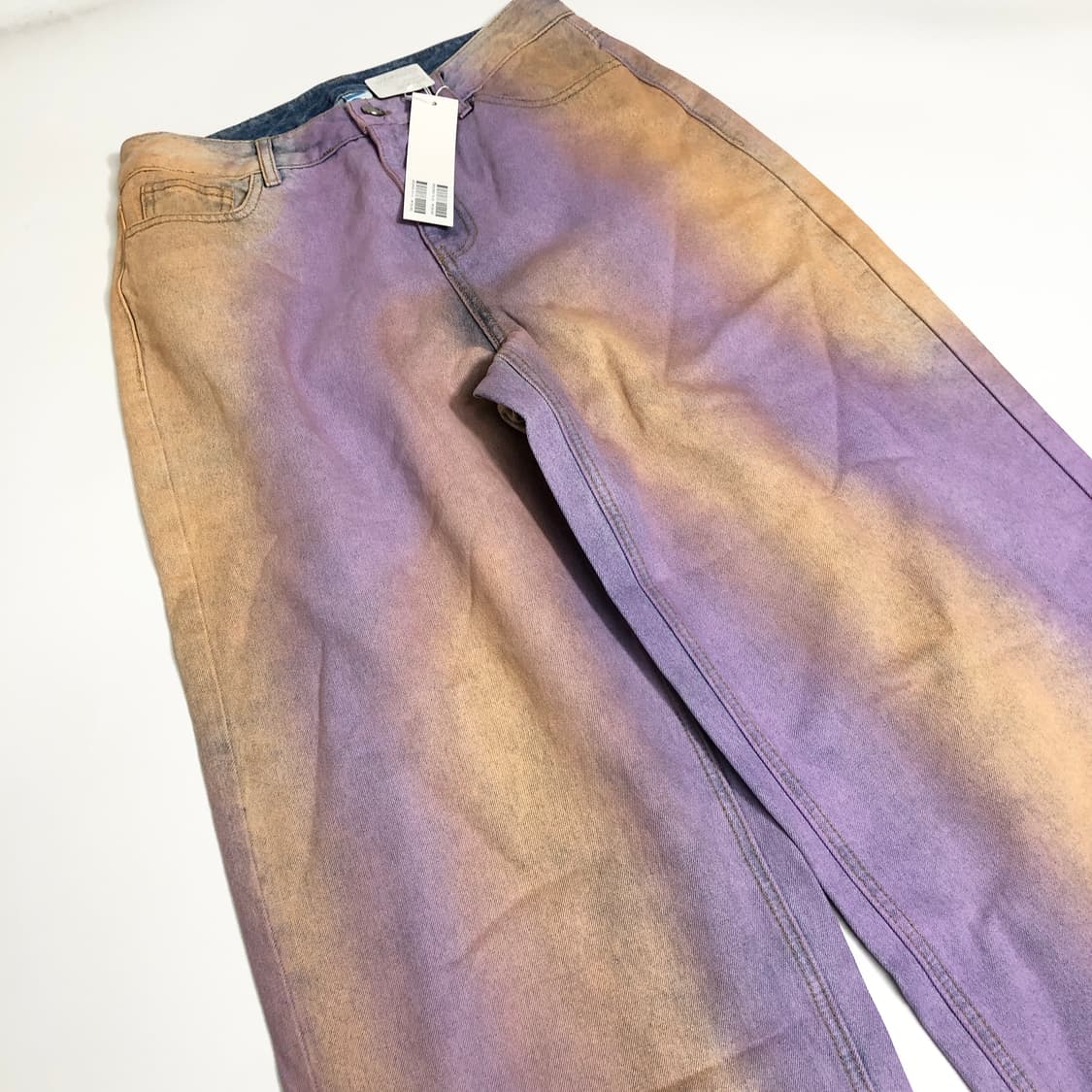새상품) 라라폭스 그라데이션 데님팬츠 m 상품이미지5