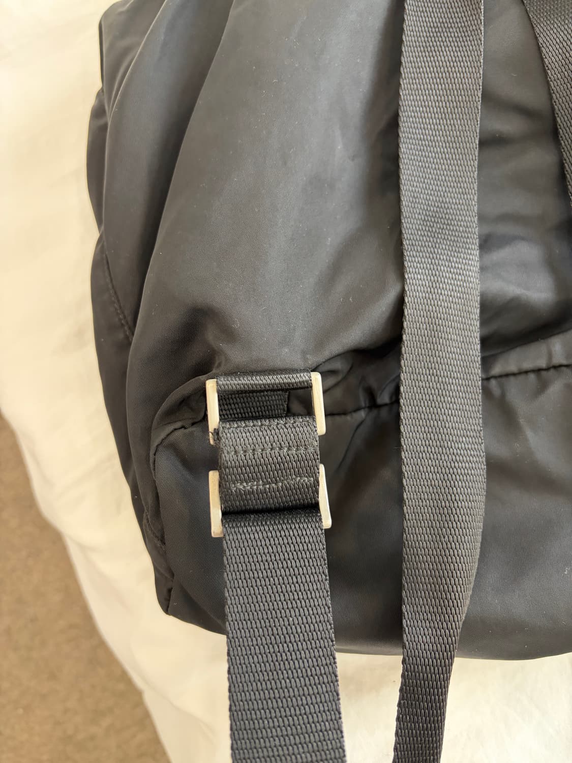 [PRADA] 테수토 나일론 백팩 블랙 상품이미지9