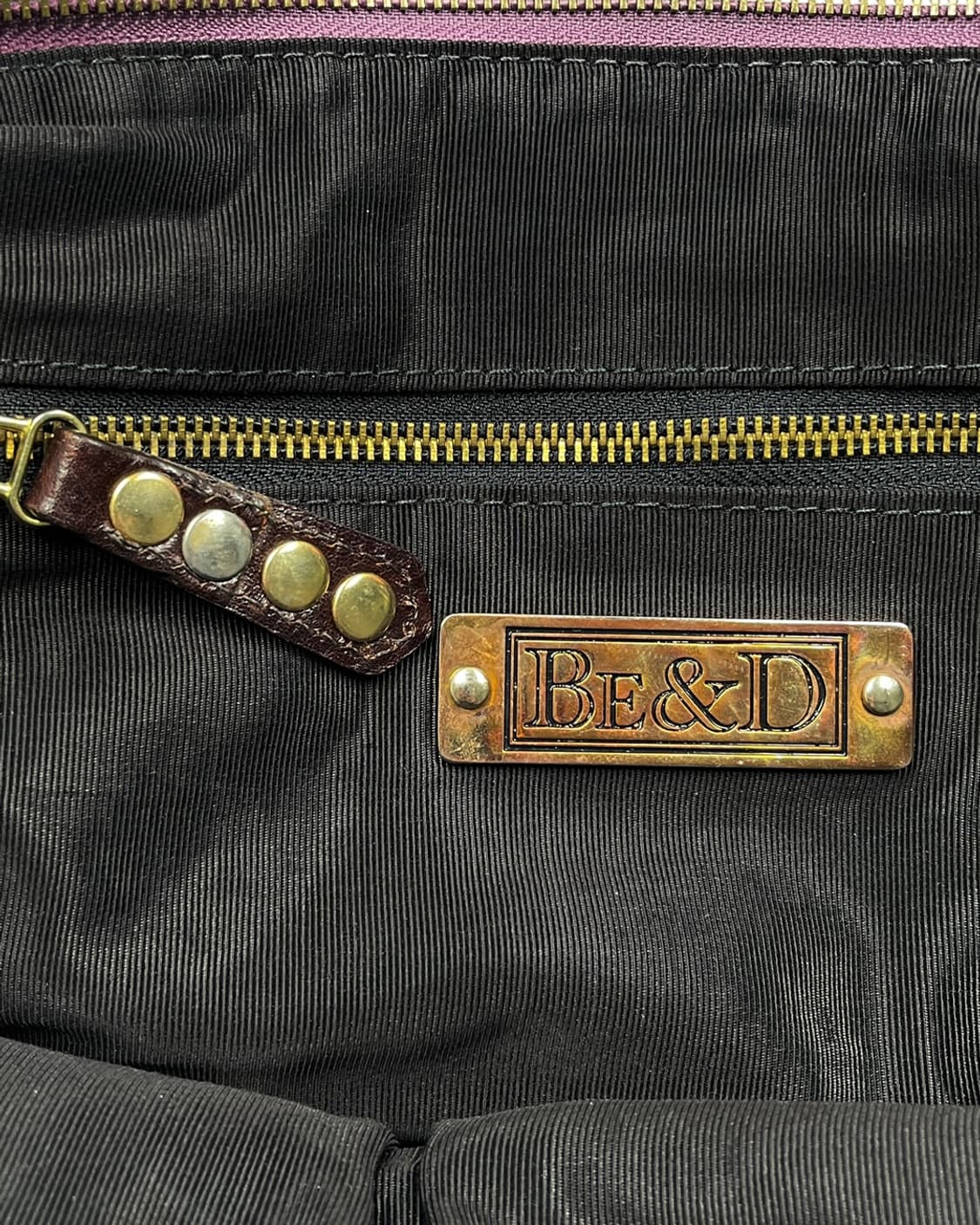 Be&D 램스킨 레더 스터드 백 상품이미지10