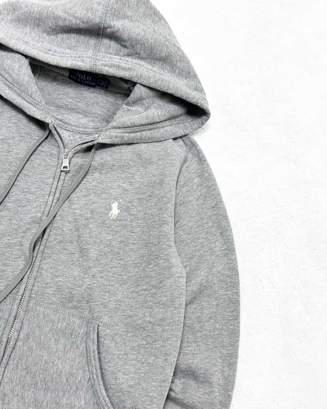 폴로 화이트포니 그레이 후드집업 상품이미지7