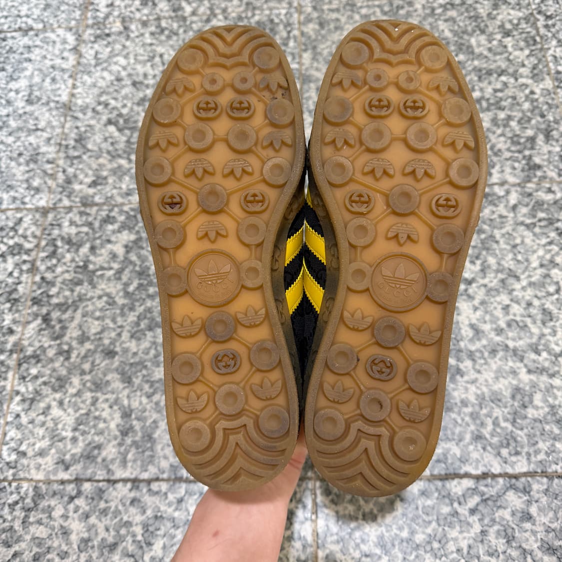 구찌 가젤 블랙/옐로우 9사이즈 상품이미지3