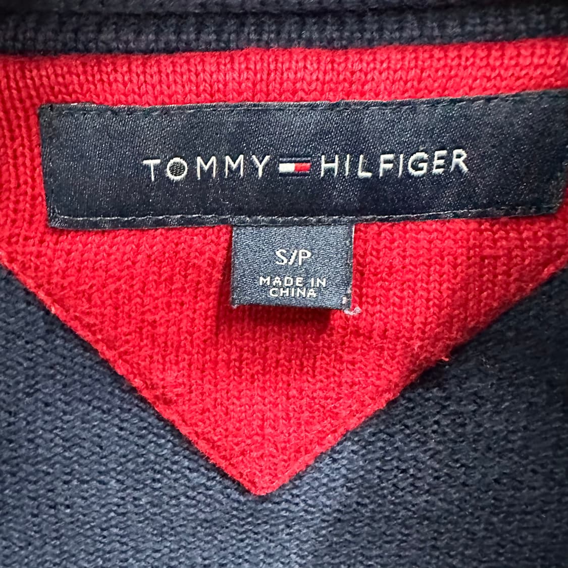 90 타미힐피거 남자 니트 집업 상품이미지3