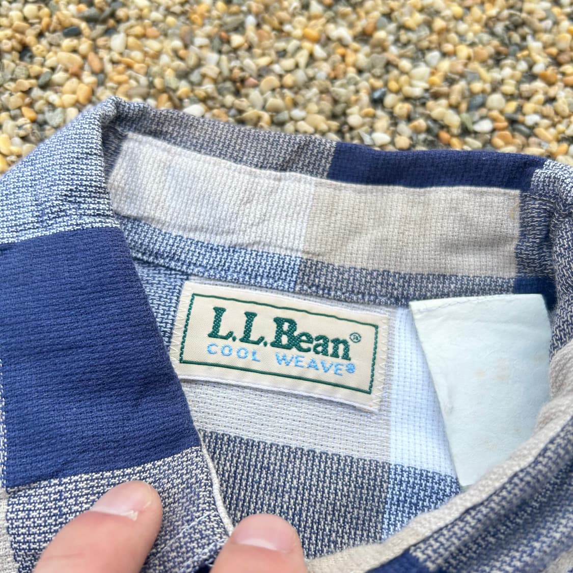 L.L.Bean 체크 반팔 셔츠 상품이미지4