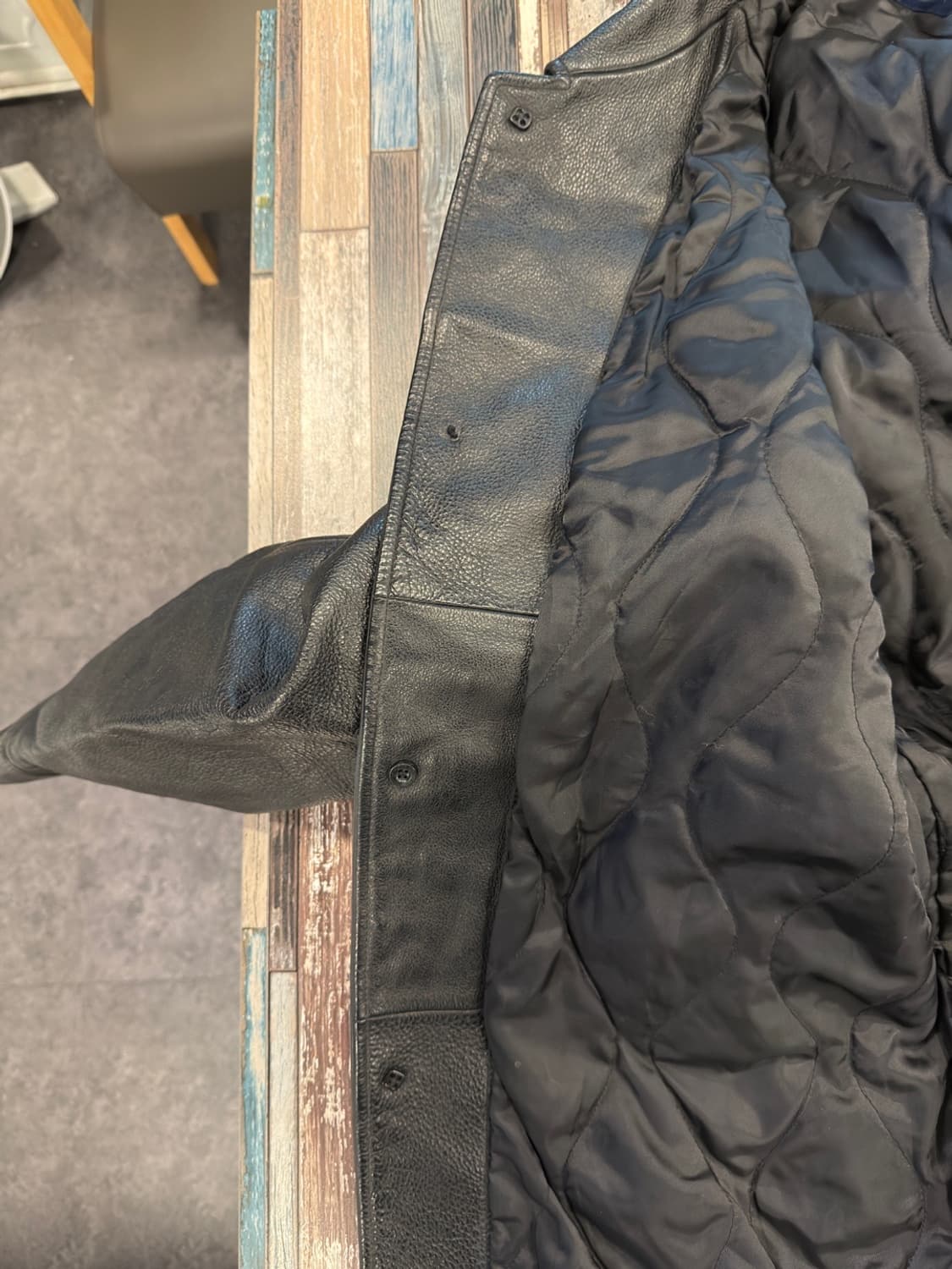 올드갭 레더 카코트 M 사이즈 상품이미지9