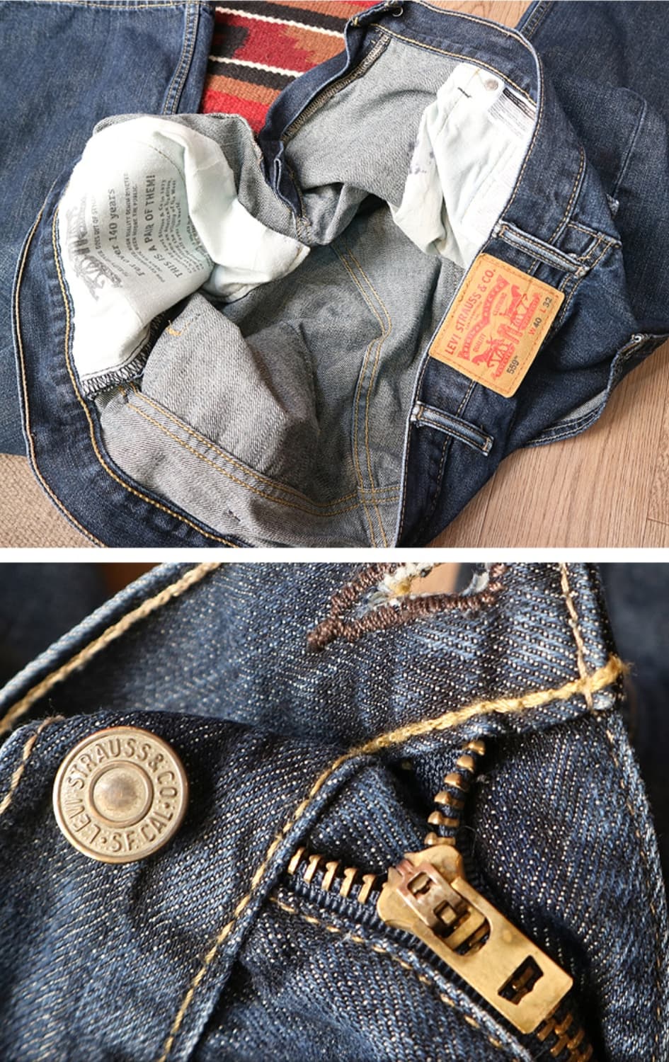 
LEVIS 리바이스 559 빅 사이즈 데님  40 상품이미지7