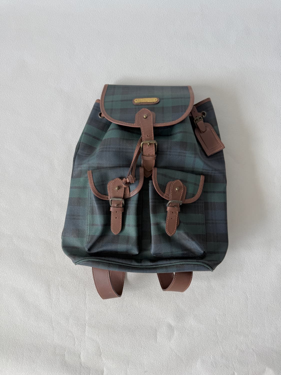 폴로 랄프로렌(Polo Ralph Lauren) 체크 백팩 상품이미지1