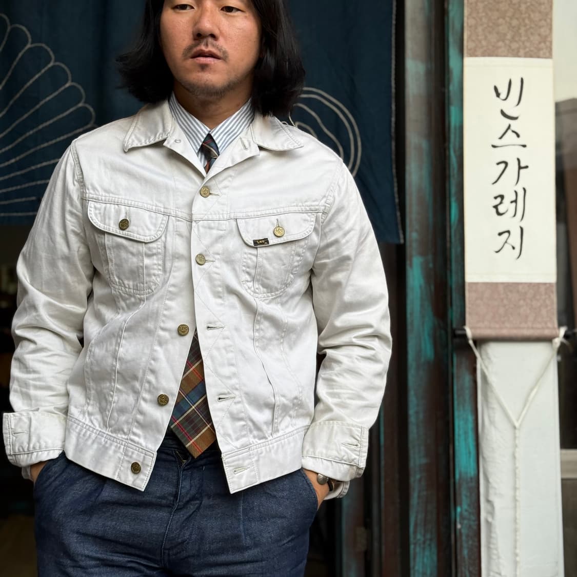 70's Lee (Reprod) 101-J 데님 트러커 자켓 M 상품이미지7