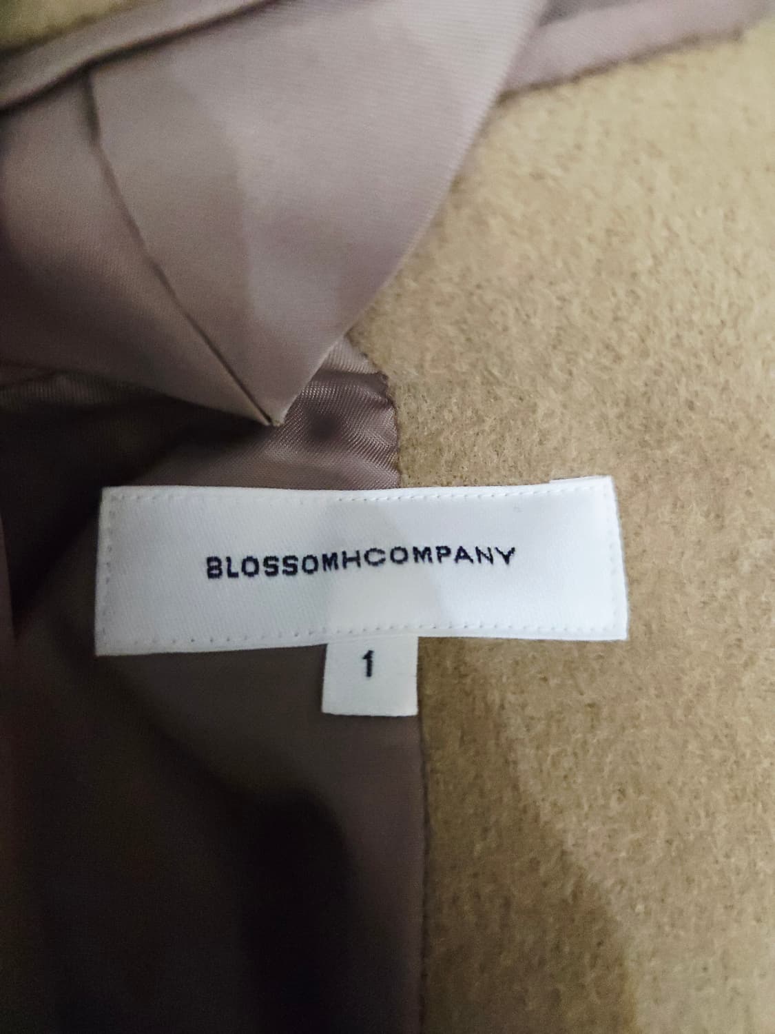 BLOSSOMHCOMPANY 블라썸에이치컴퍼니 울 싱글 롱코트 상품이미지6