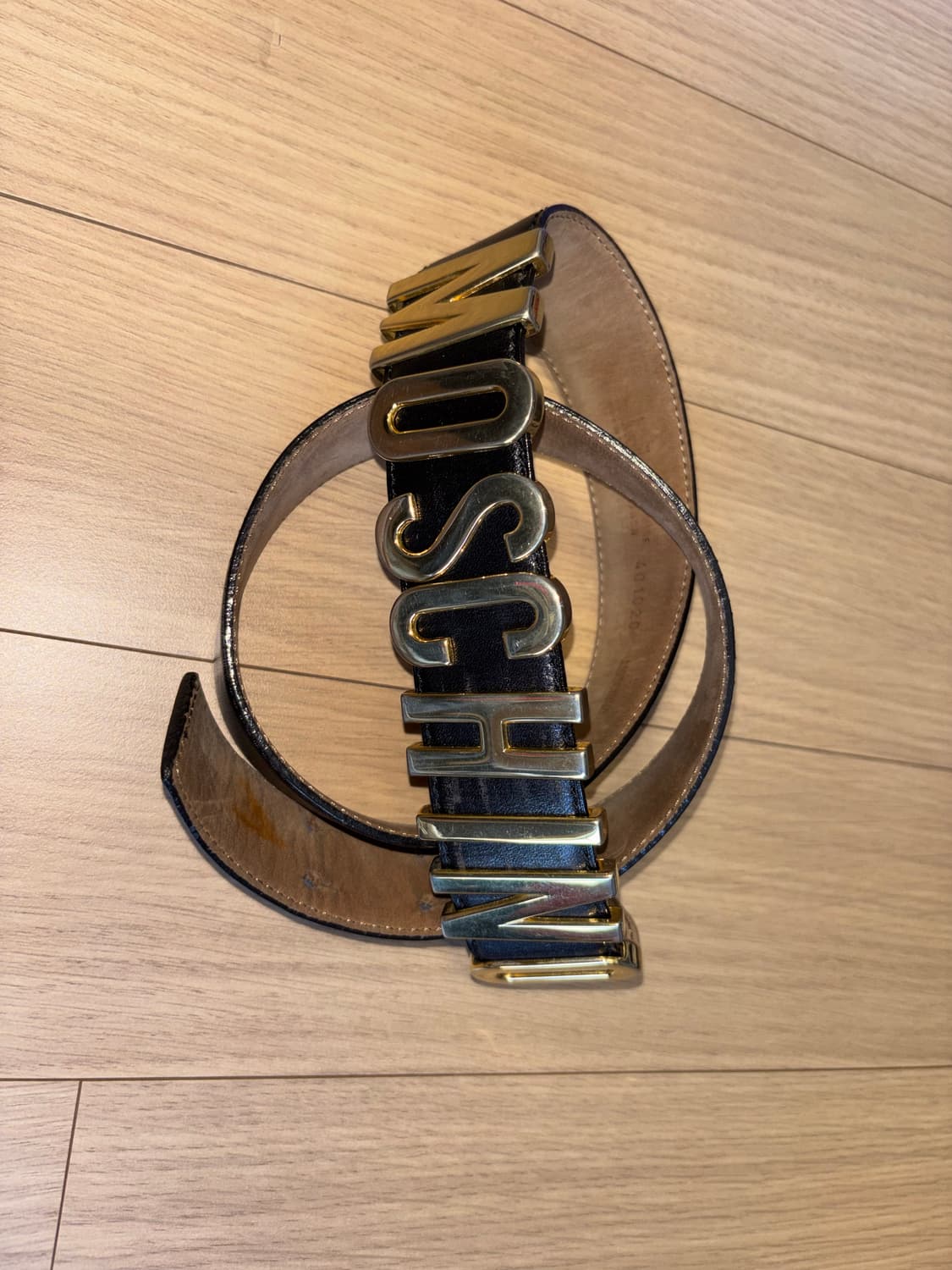 모스키노 Moschino 빈티지 가죽벨트 상품이미지1