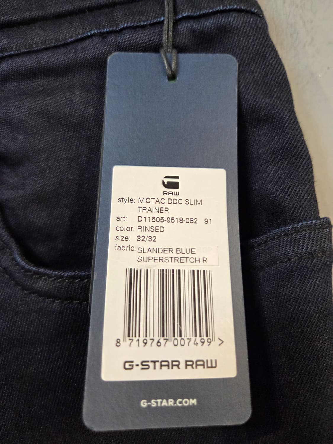 G-Star Raw 네이비 조거 팬츠(W32/L32)남여 공용 상품이미지8