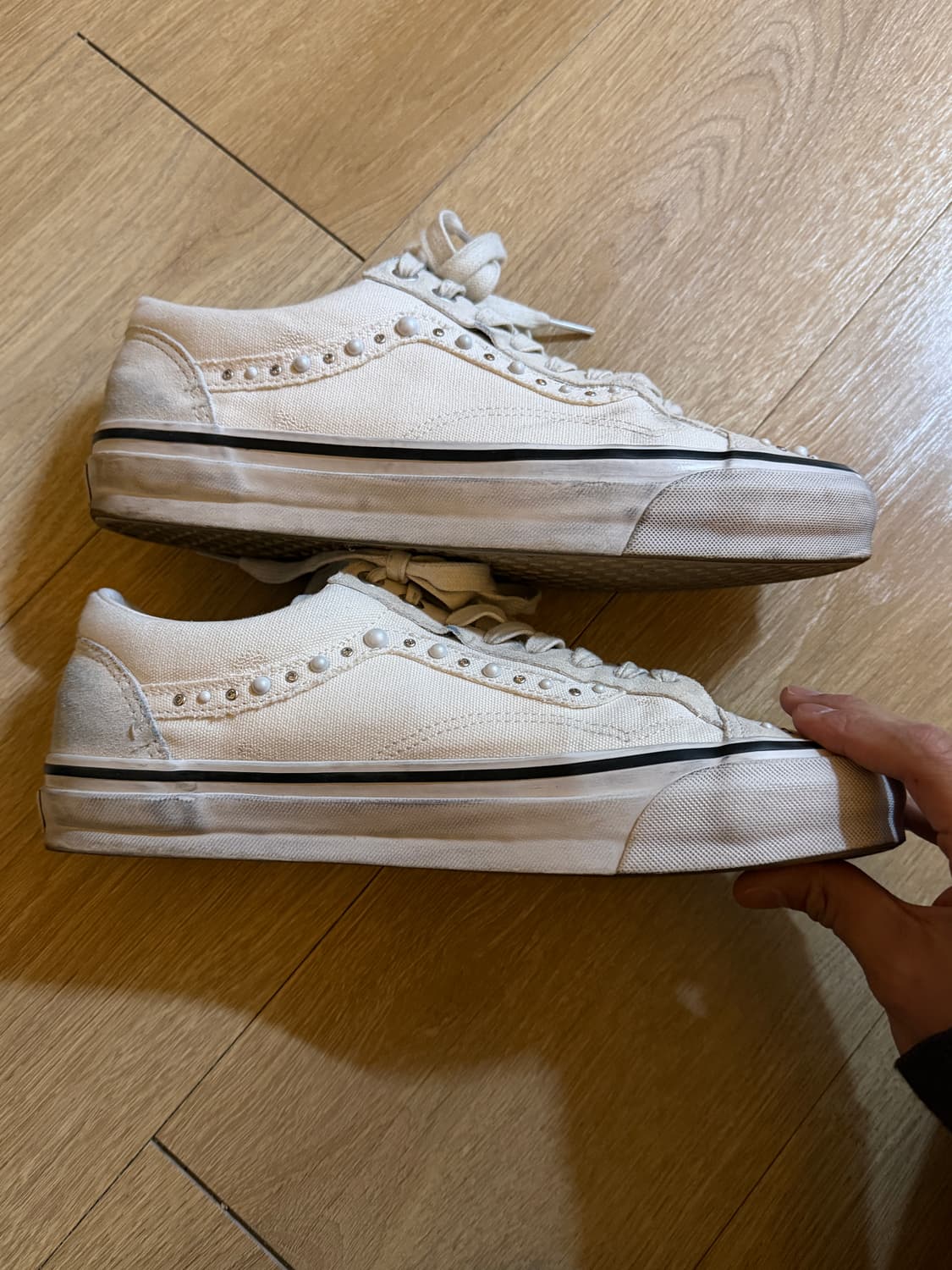 반스 올드스쿨 36 펄라이즈드 화이트 280 상품이미지5