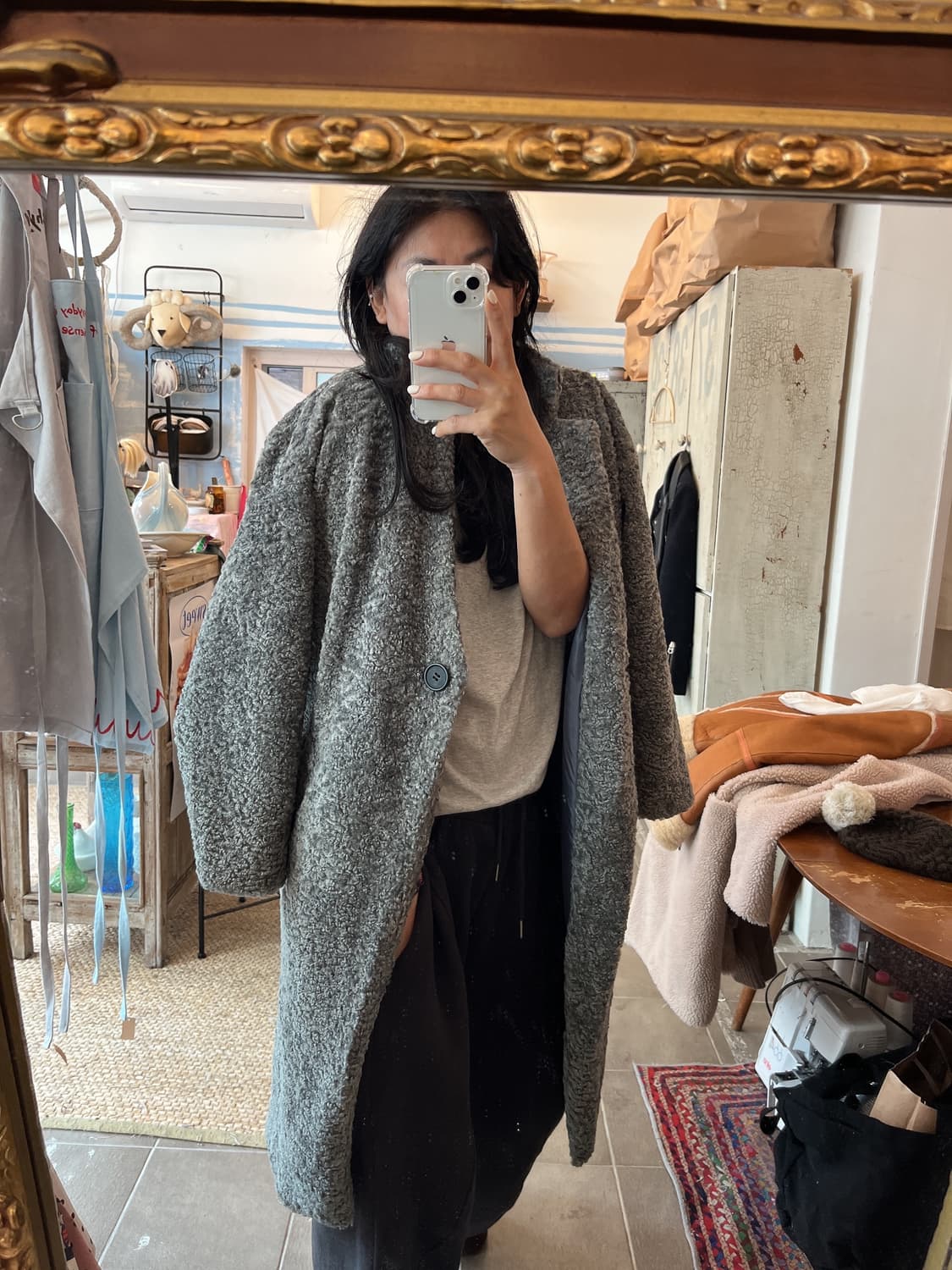 (새상품) 일본 뽀글이 코트 상품이미지4