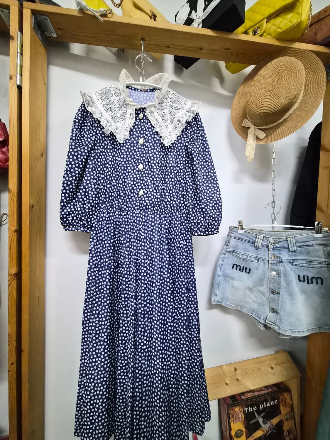 프리피플 레이스 카라 벌룬원피스 상품이미지1