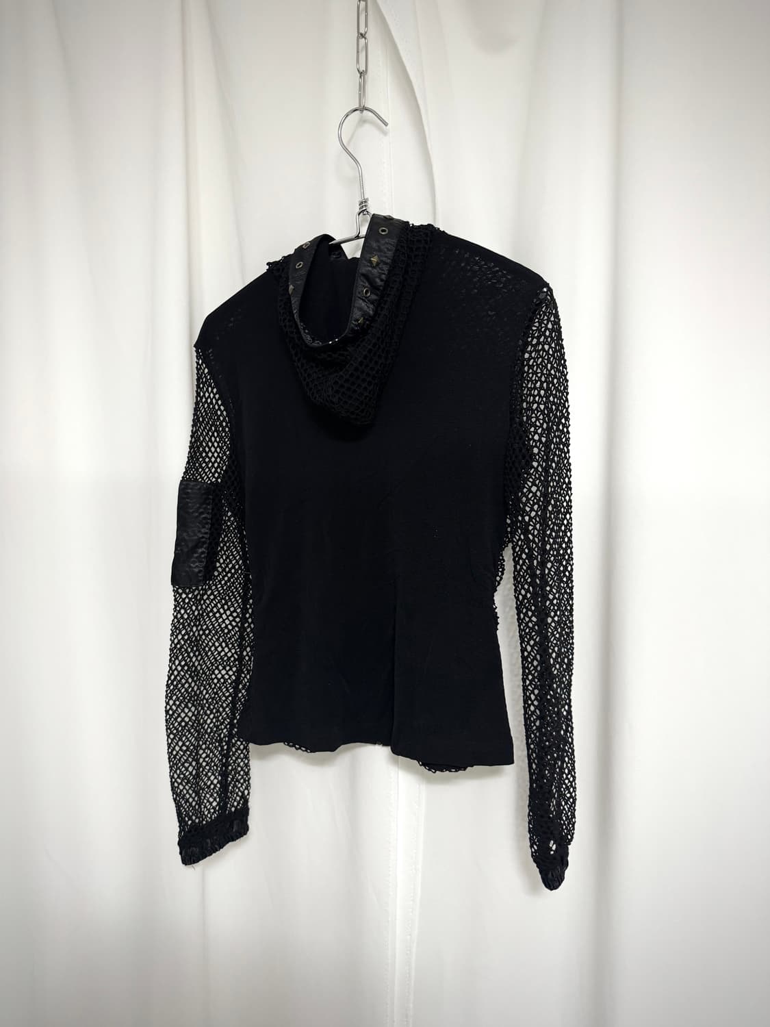 Sttuded mesh black zip up 상품이미지4
