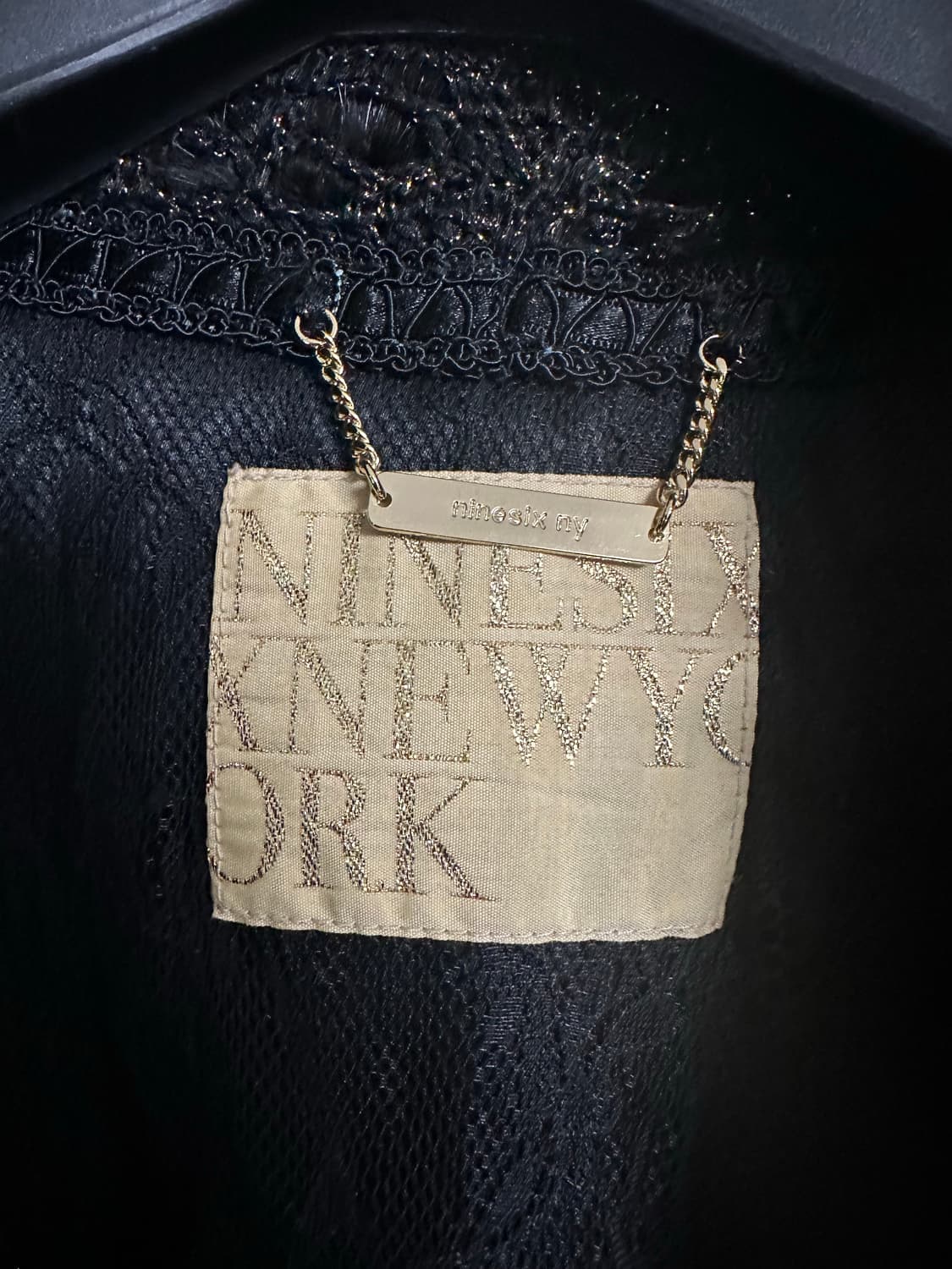 나인식스뉴욕 리얼 밍크 레이스 숏 자켓 (66) 상품이미지5