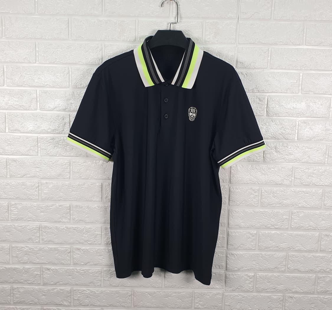 [100]파사디 뒷판 전체 타공 반팔 카라티 상품이미지2