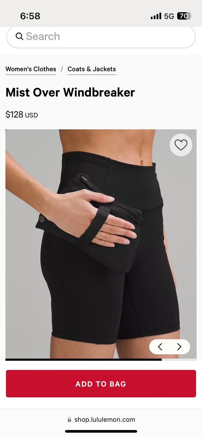 [Lululemon/룰루레몬] 미스트 오버 윈드 브레이커 *풀박 새상품 상품이미지9