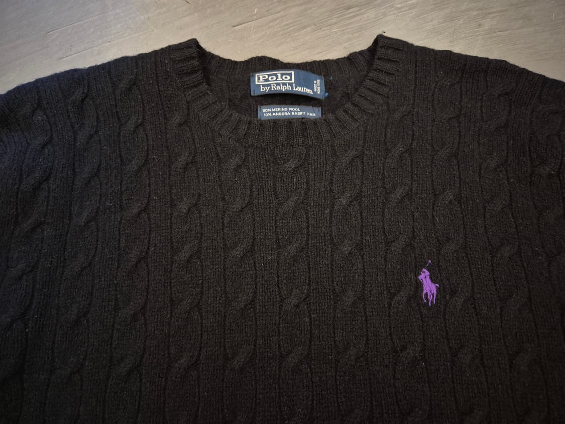 00s 폴로랄프로렌 앙고라 메리노 울 케이블 니트 상품이미지2