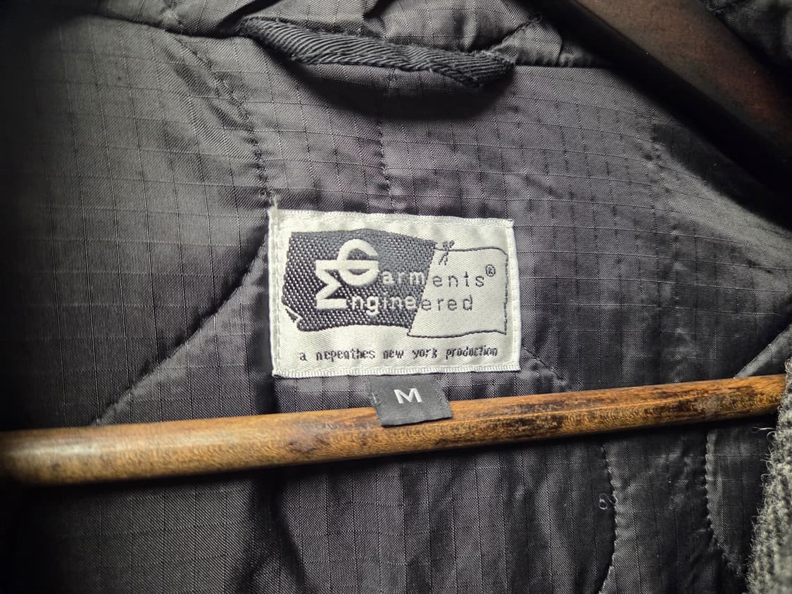 엔지니어드 가먼츠 헤링본 울 더플 코트 (누빔안감) 상품이미지3