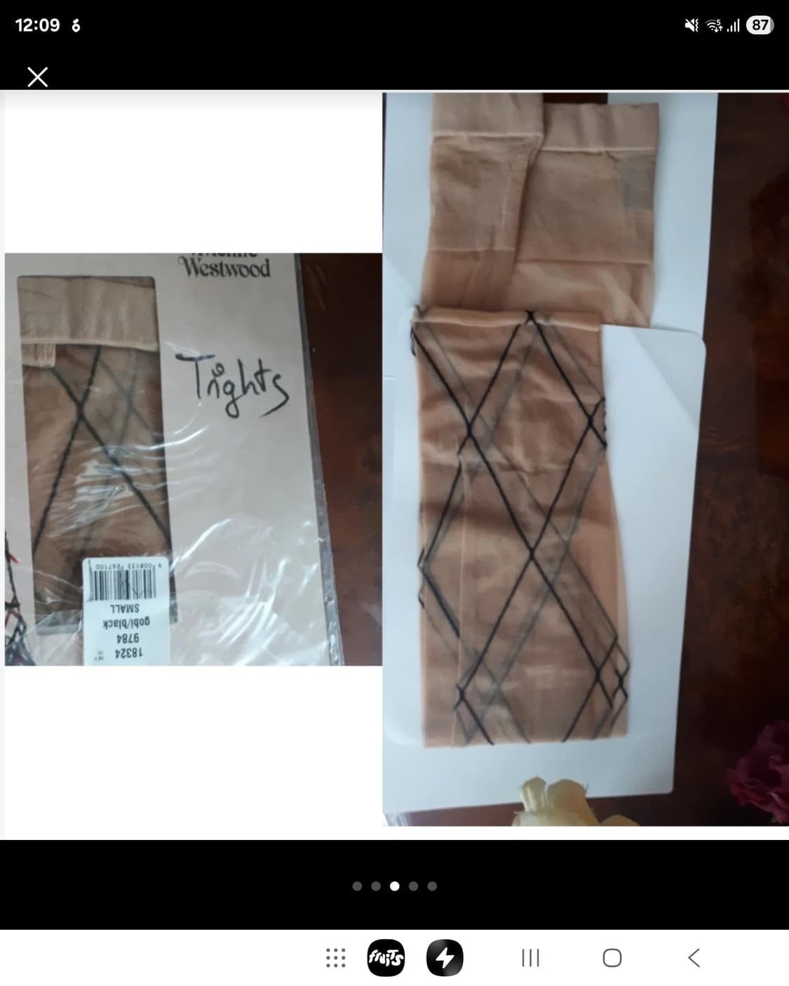 비비안웨스트우드 월포드 피쉬넷 그믈 스타킹 상품이미지3