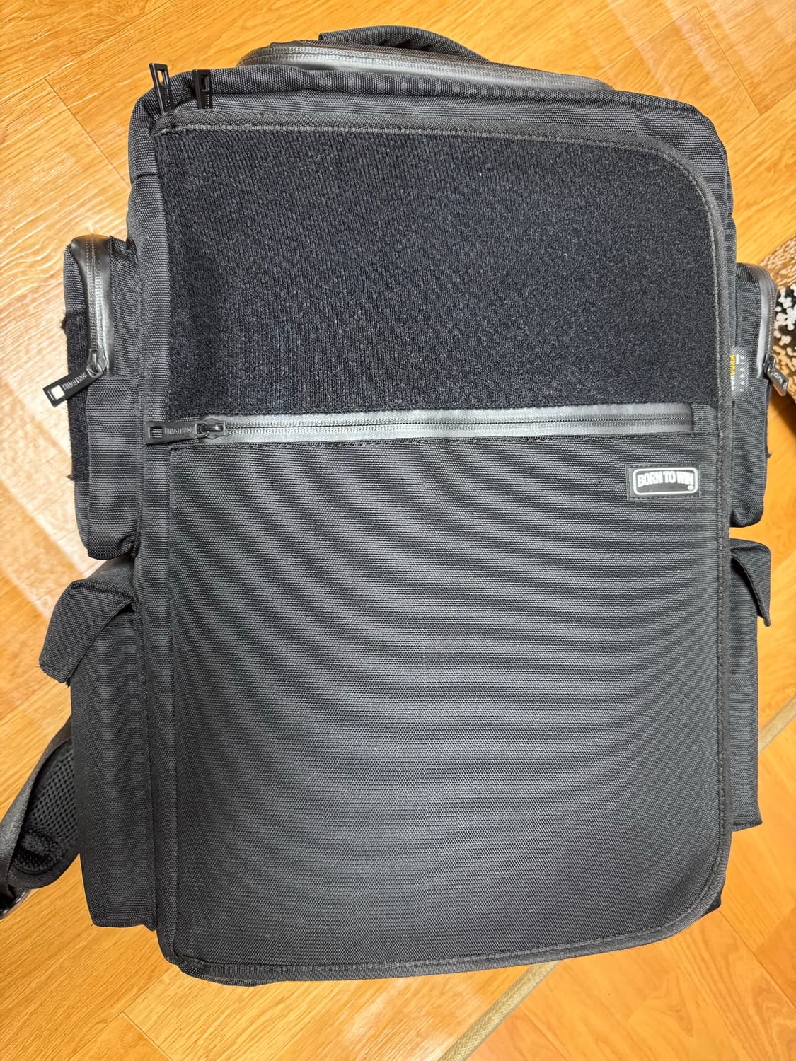 본투윈 B1 패치 백팩 블랙 상품이미지2