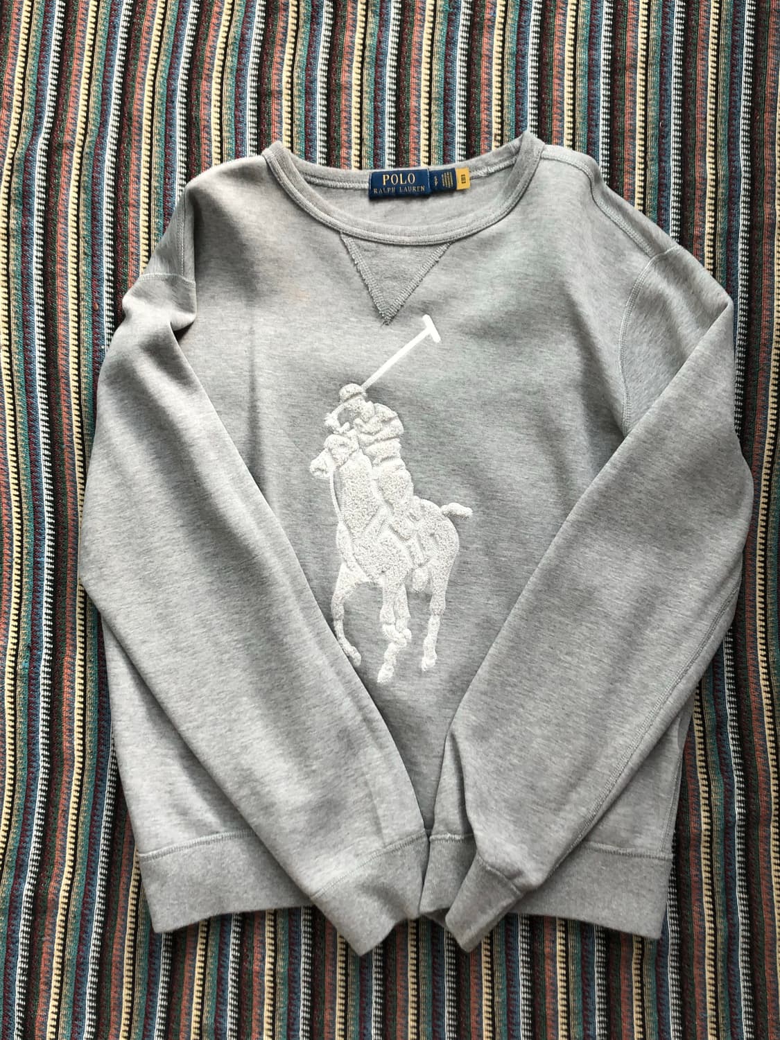 폴로 빅포니 맨투맨 그레이 상품이미지1