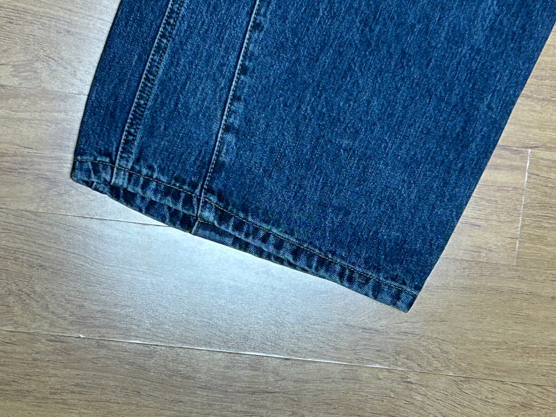해칭룸 wide line jeans blue 2 상품이미지4