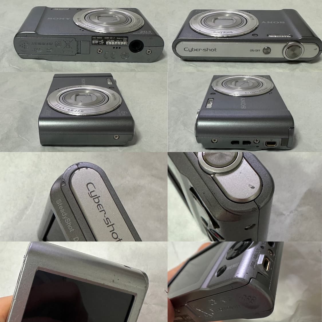 아이브 레이 디카 📸 소니 사이버샷 W810 실버 + 정품 어댑터 상품이미지9