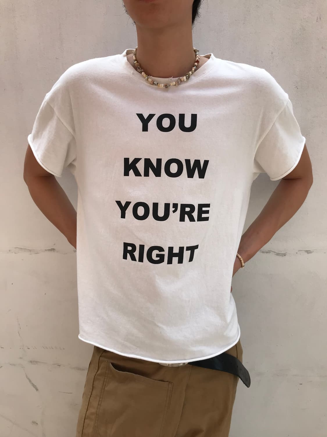 KAEO Raw-Cut T-Shirt 상품이미지6