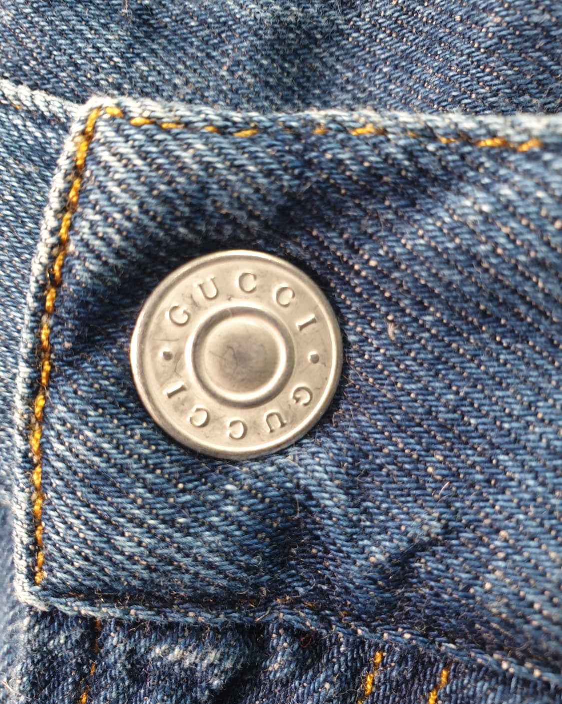 [26]구찌 정품 로즈 & GG 자수 데님 반바지 상품이미지6