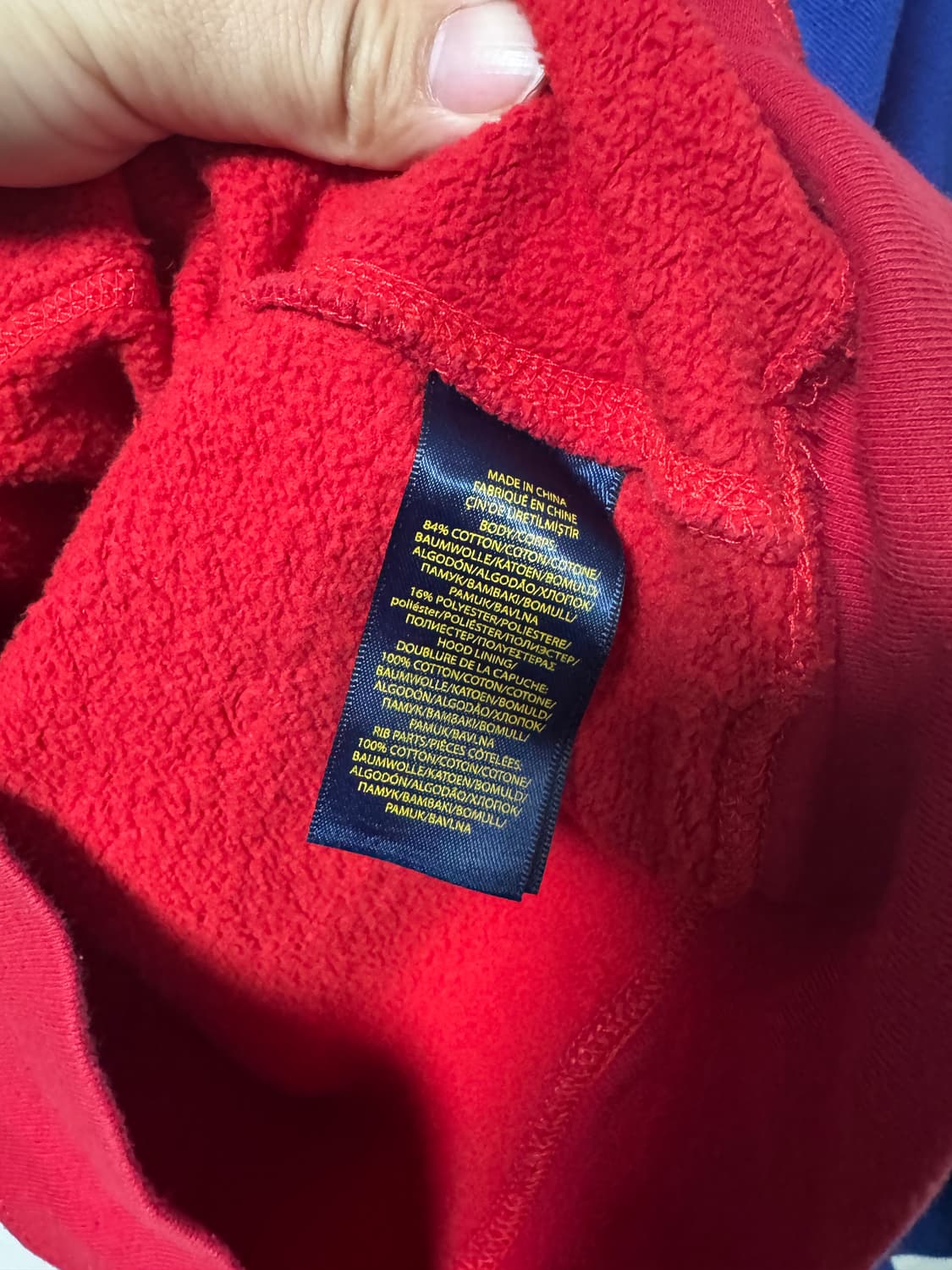 폴로 랄프로렌 키즈 후드티 L(14-16)  상품이미지5