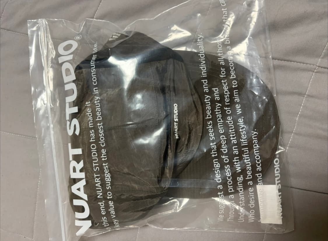 누아트 스튜디오 윈드 벤트 지퍼 러닝 볼캡 상품이미지2