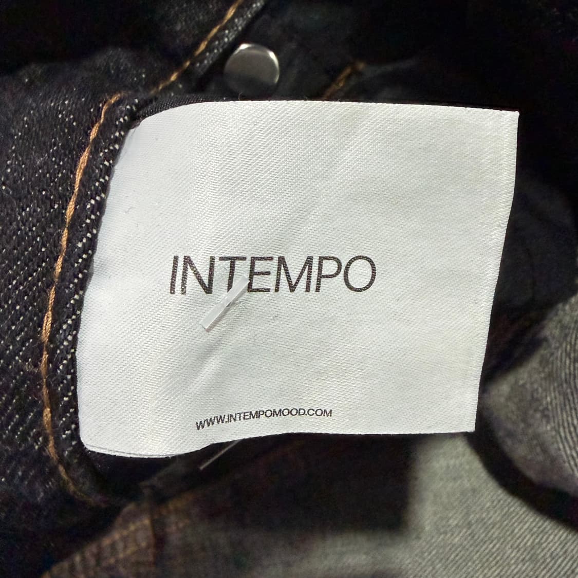 인템포무드 벌룬핏 애쉬블랙 데님 팬츠 B4096 상품이미지4