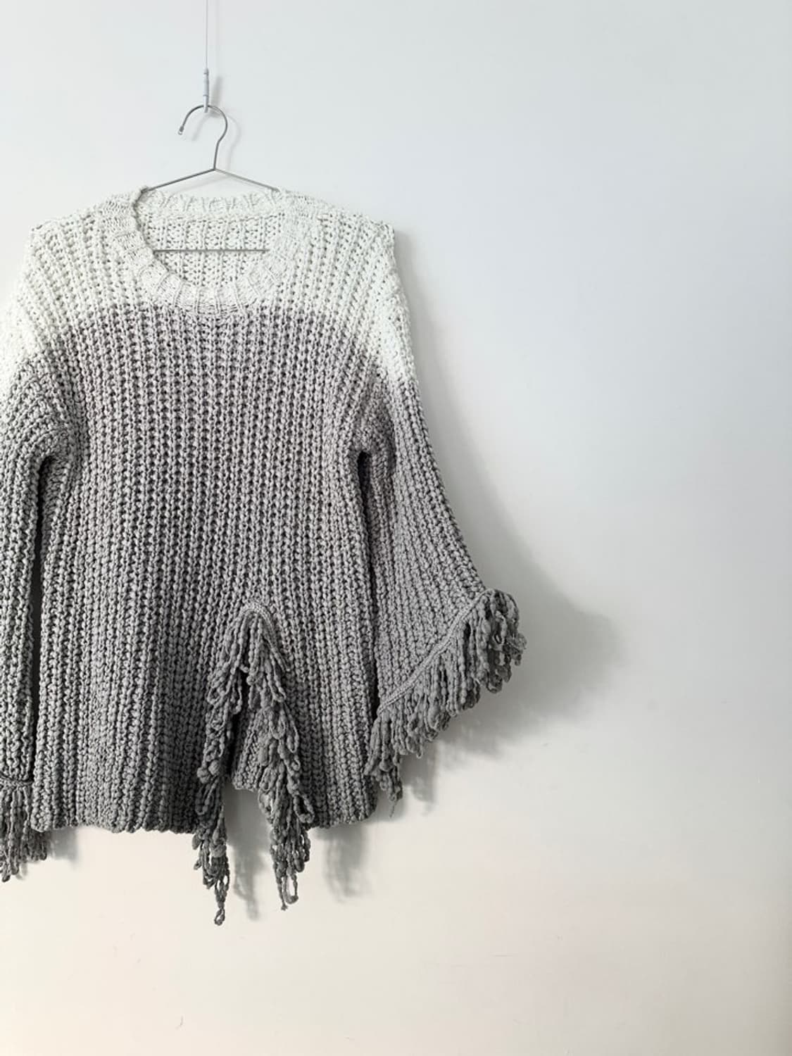Fringe slit gradation knit  상품이미지4