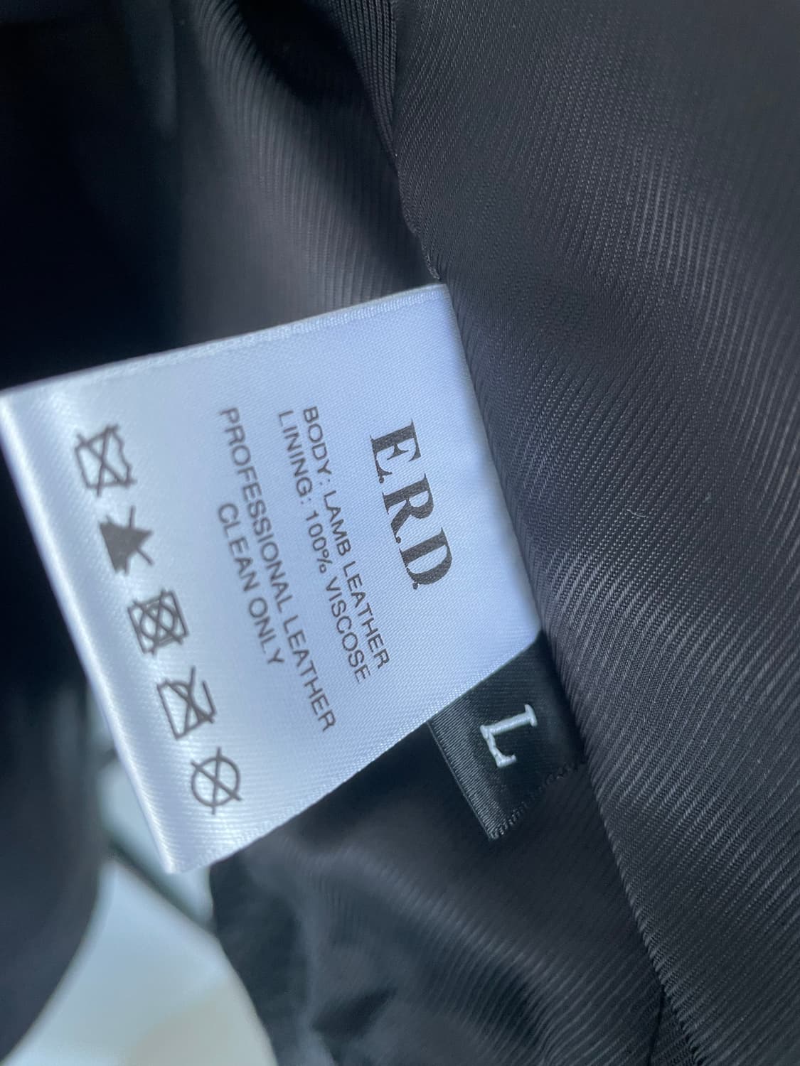 ERD principe de l amour 레더 자켓 상품이미지5