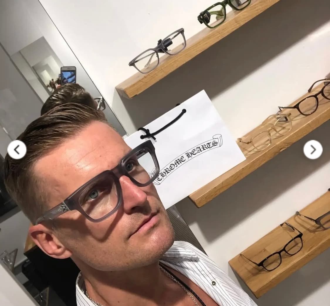 크롬하츠 박스 오피서 블랙/실버 BK 새상품 상품이미지9