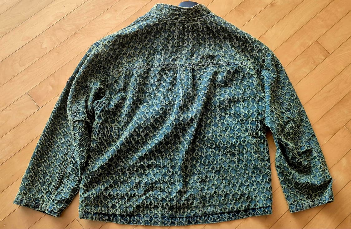 펜필드 패턴 데님 로브 가디건 모스 L 상품이미지7