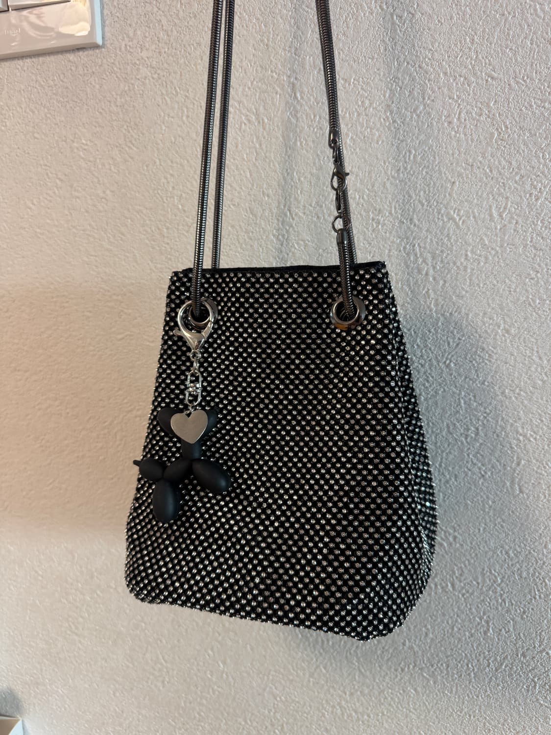 블랙 스팽글 미니백 (새상품) Italian made 상품이미지1