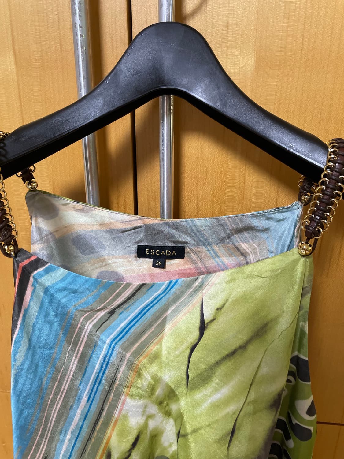 Escada 에스카다 레오파드 실크 롱 원피스 상품이미지3