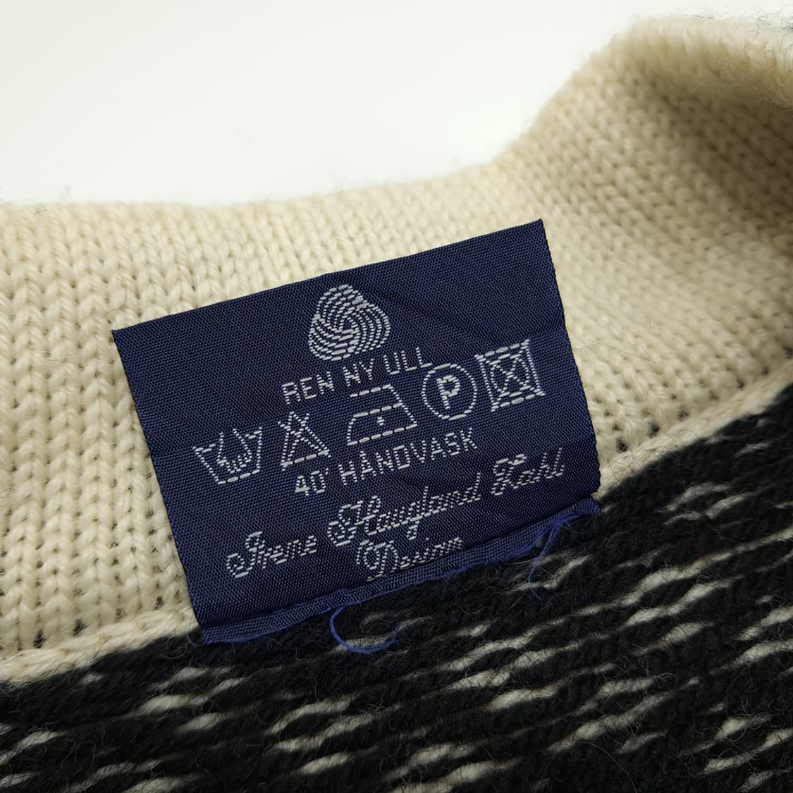 CN958 L Skjaeveland 노르웨이 메이드 전통노르딕 울 가디건 상품이미지5