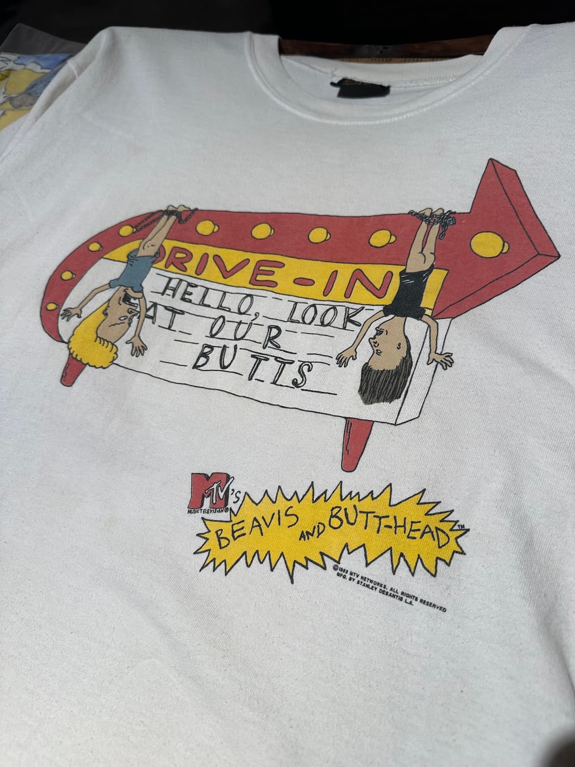 90s USA Beavis and Butt head 빈티지 티셔츠 상품이미지3