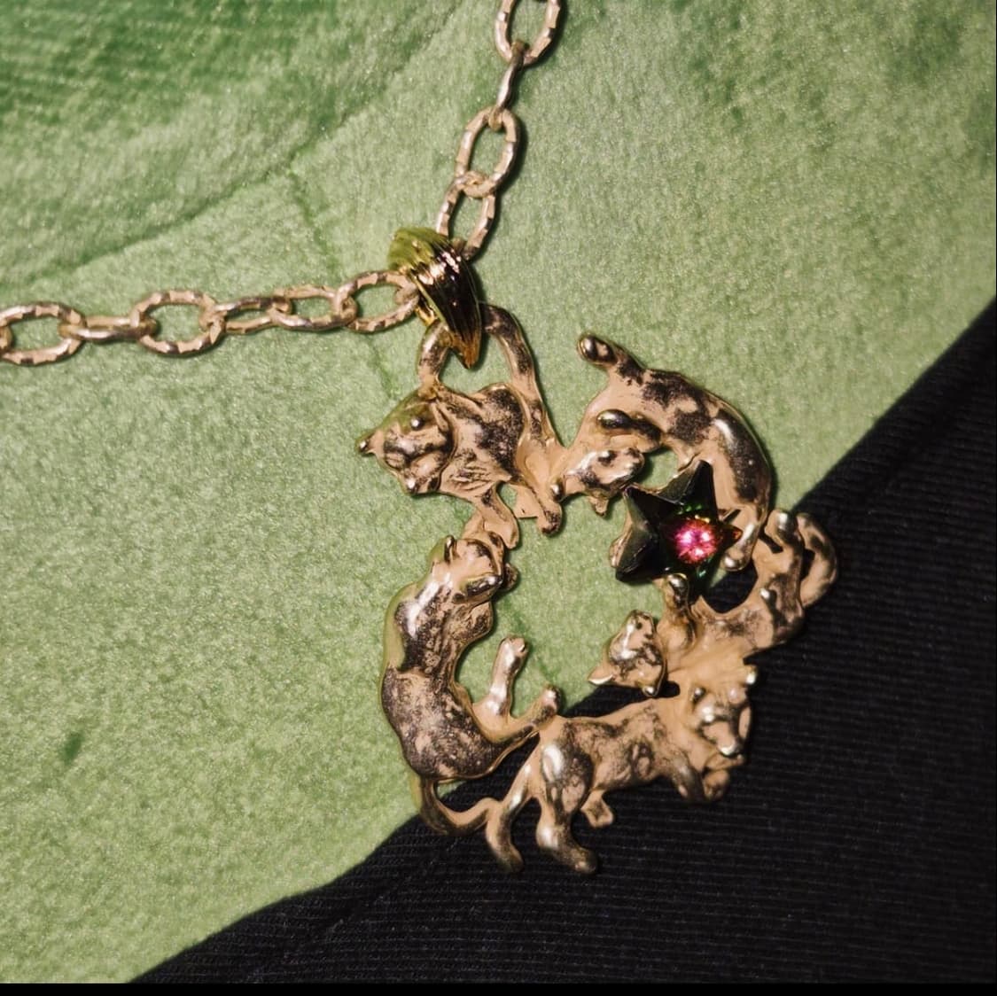 팔나포크 고양이 목걸이🐈🐈 상품이미지1